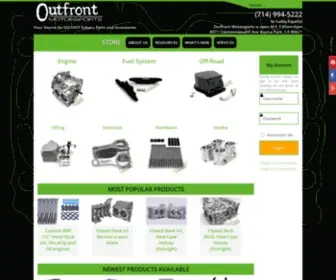 Outfrontmotorsports.com(Subaru Performance Parts) Screenshot