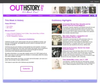 Outhistory.org(It's About Time) Screenshot