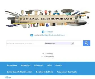 Outillage-Electroportatif.shop(Outillage électroportatif pas cher) Screenshot