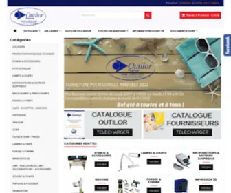 Outilor.com(Outillage pour bijouterie) Screenshot