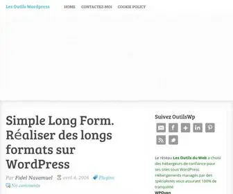 Outilswp.com(Les Outils WordPress) Screenshot