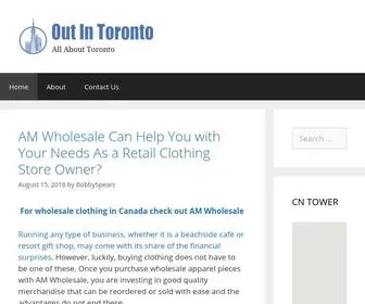 Outintoronto.com(Out In Toronto) Screenshot