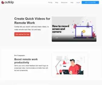 Outklip.com(Screen Recorder) Screenshot