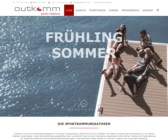 Outkomm.com(Public relations) Screenshot