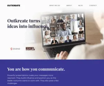 Outkreate.com(High-Performance PowerPoint Presentation Design Agency) Screenshot