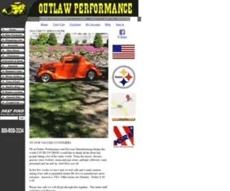 Outlawrods.com(Outlaw Performance) Screenshot