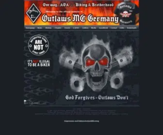 Outlawsmc.de(OUTLAWS MC GERMANY) Screenshot