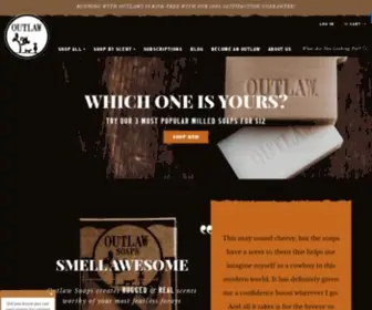 Outlawsoaps.com(Smell Like Campfire) Screenshot