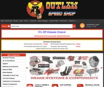 Outlawspeed.com.au(Outlaw speed shop) Screenshot