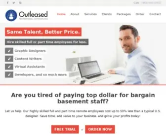 Outleased.com(Professional Outsourcing) Screenshot