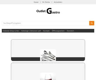 Outlet-Gastro.ch(Outlet Gastro) Screenshot