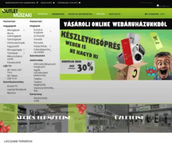 Outlet-Muszaki.hu(Új Szépséghibás háztartási kis) Screenshot