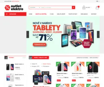 Outletelektro.eu(Levné elektro) Screenshot