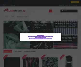 Outletlatek.cz(OUTLET LÁTEK) Screenshot