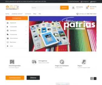 Outletmultifuncionales.mx(Tienda creada con PrestaShop) Screenshot