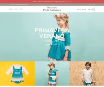 Outletpilarbatanero.com(Outlet by Pilar Batanero) Screenshot