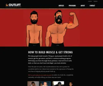 Outlift.com(Muscle-Building Workout Routines & Methods) Screenshot