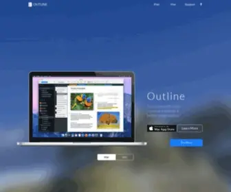Outline.ws(Your digital notebook for iPad and Mac) Screenshot