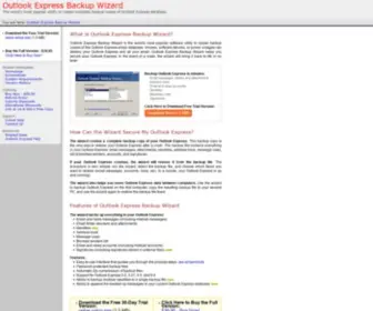 Outlook-Express-Backup.com(Outlook Express Backup Wizard) Screenshot