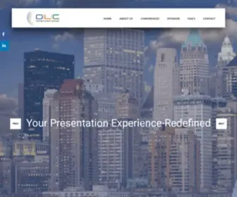 Outlookconferences.com(OLC International) Screenshot