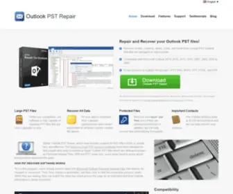 Outlookpstrecovery.com(Stellar Outlook PST repair) Screenshot