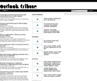 Outlooktribune.com(News and Analysis) Screenshot