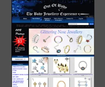 Outofbodypiercings.com(Out of Body) Screenshot