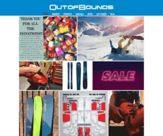Outofboundssnow.com(Out of Bounds Ski & Snowboard) Screenshot