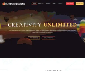 OutofboxDesigns.co.uk(Digital Design and Marketing Agency) Screenshot