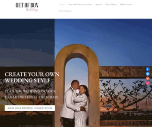 Outofboxwedding.com(Wedding Planning) Screenshot