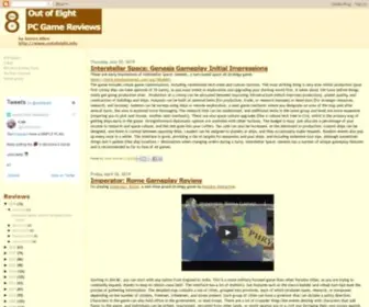Outofeight.info(Out of Eight PC Game Reviews) Screenshot