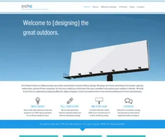 Outofhomecreative.com(Billboard Design and Outdoor Advertising Design) Screenshot