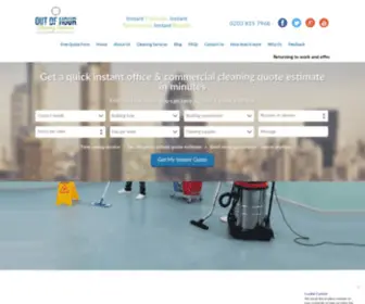 Outofhour.co.uk(Professional Office Cleaning Services in London) Screenshot