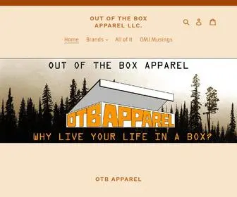 Outoftheboxapparel.shop(Lifestyle apparel) Screenshot