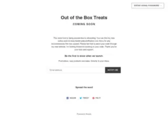 Outoftheboxtreats.com(Out of the Box Treats) Screenshot