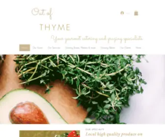 Outofthyme.com.au(Grazing Boxes & Tables) Screenshot