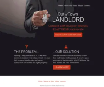 Outoftownlandlord.com(Out Of Town Landlord Investor) Screenshot