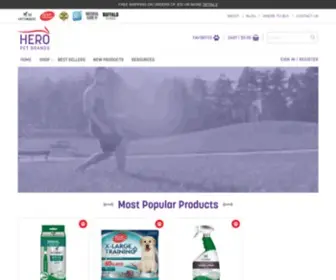 Outpetcare.com(Safe, effective products for pet messes) Screenshot