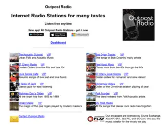 Outpostradio.com(Outpost Radio Stations) Screenshot