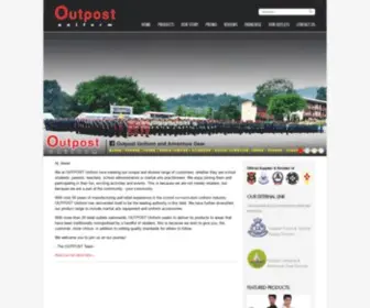 Outpostuniform.com Screenshot