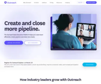 Outreach.io(The Outreach Sales Engagement Platform) Screenshot