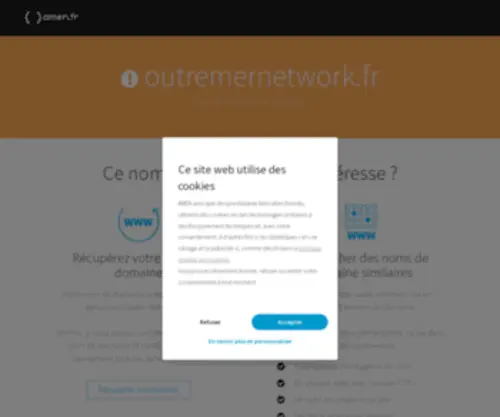 Outremernetwork.fr(Outre-Mer Network) Screenshot