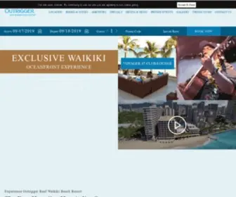 Outriggerreef-Onthebeach.com(Outrigger Reef Waikiki Beach Resort) Screenshot