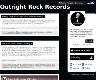 Outrightrockrecords.com(Outright Rock Records) Screenshot