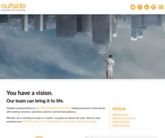 Outsidecommunications.com(Digital Marketing & Communications Services) Screenshot