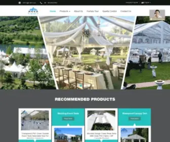 Outsideeventtents.com(Quality Outside Event Tents & Wedding Event Tents factory from China) Screenshot