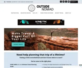 Outsidenomad.com(Travel Tips To Experience Life Through Travel) Screenshot