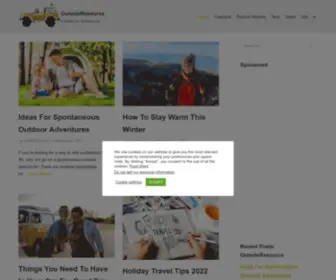 Outsideresource.com(A Guide For Outdoor Life) Screenshot