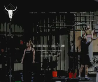 Outsidersbarbell.com(Outsiders Barbell & CrossFit Gym) Screenshot