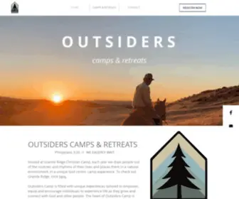 Outsiderscamps.com(Kids Camps) Screenshot